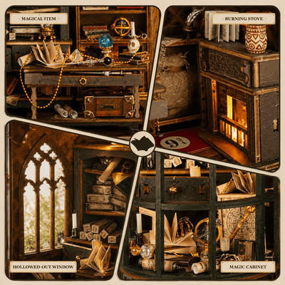 HiNooki - Retro Magic ShopDIY Miniature House
