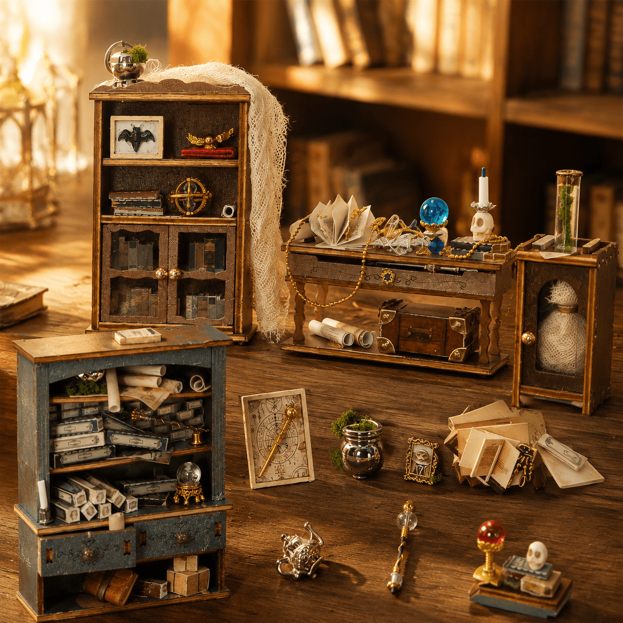 HiNooki - Retro Magic ShopDIY Miniature House