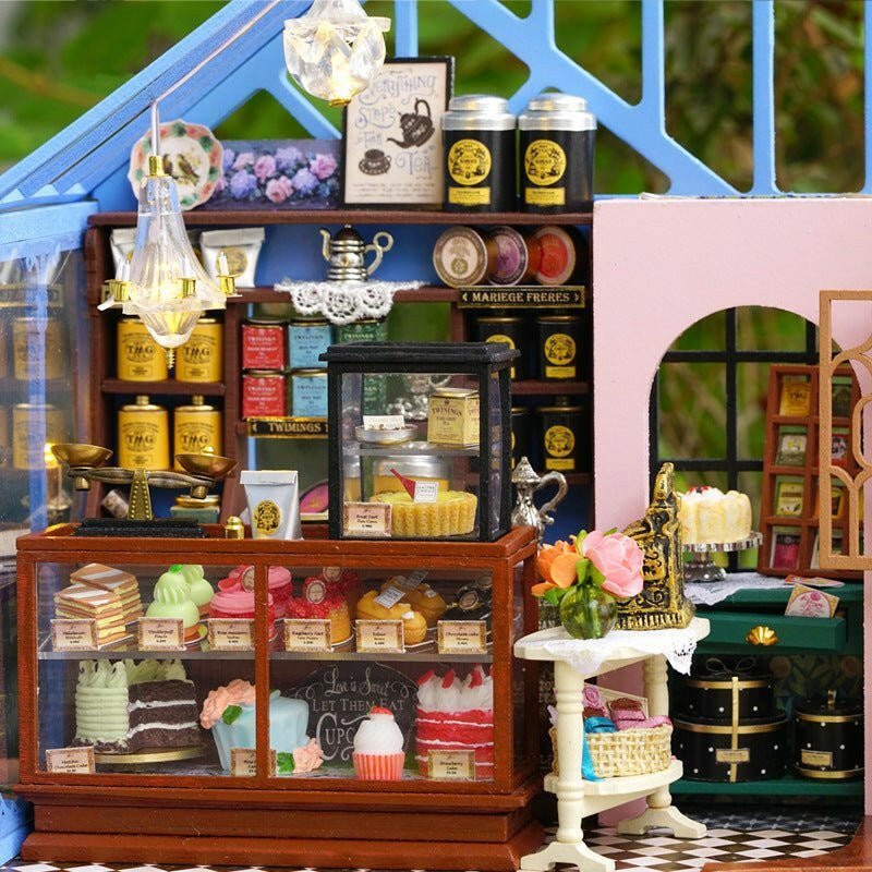 HiNooki - Rose Garden Tea HouseDIY Miniature House