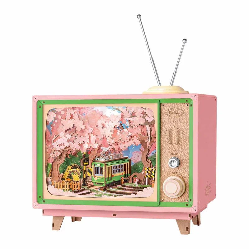 Sakura Dreamy Tour DIY Book Nook Kit by HiNooki – Miniature Bookshelf Insert | Book Lovers Gift, Cozy Home Decor.