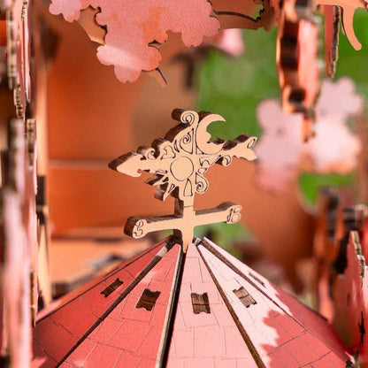 HiNooki - Sakura Tree House3D Wooden Puzzles