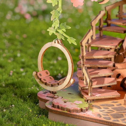 HiNooki - Sakura Tree House3D Wooden Puzzles