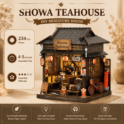 HiNooki - Showa TeahouseDIY Miniature House