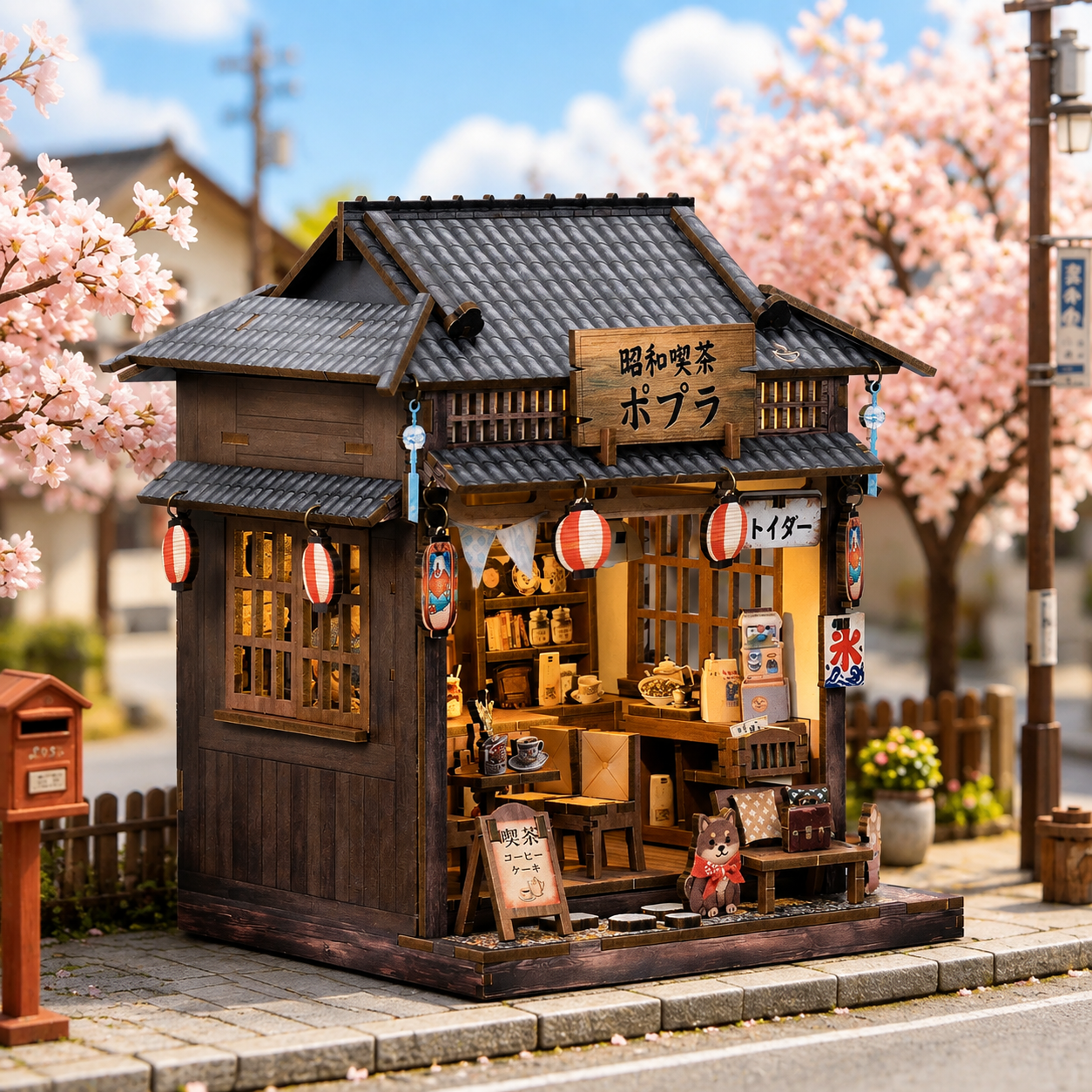 HiNooki - Showa TeahouseDIY Miniature House