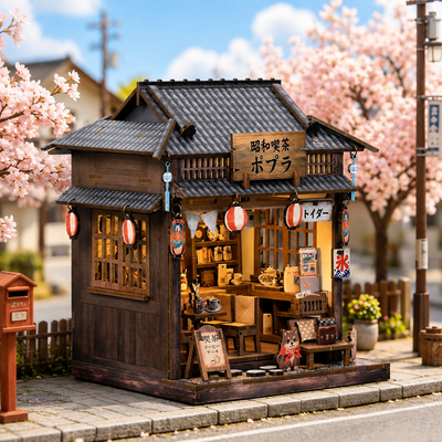 HiNooki - Showa TeahouseDIY Miniature House