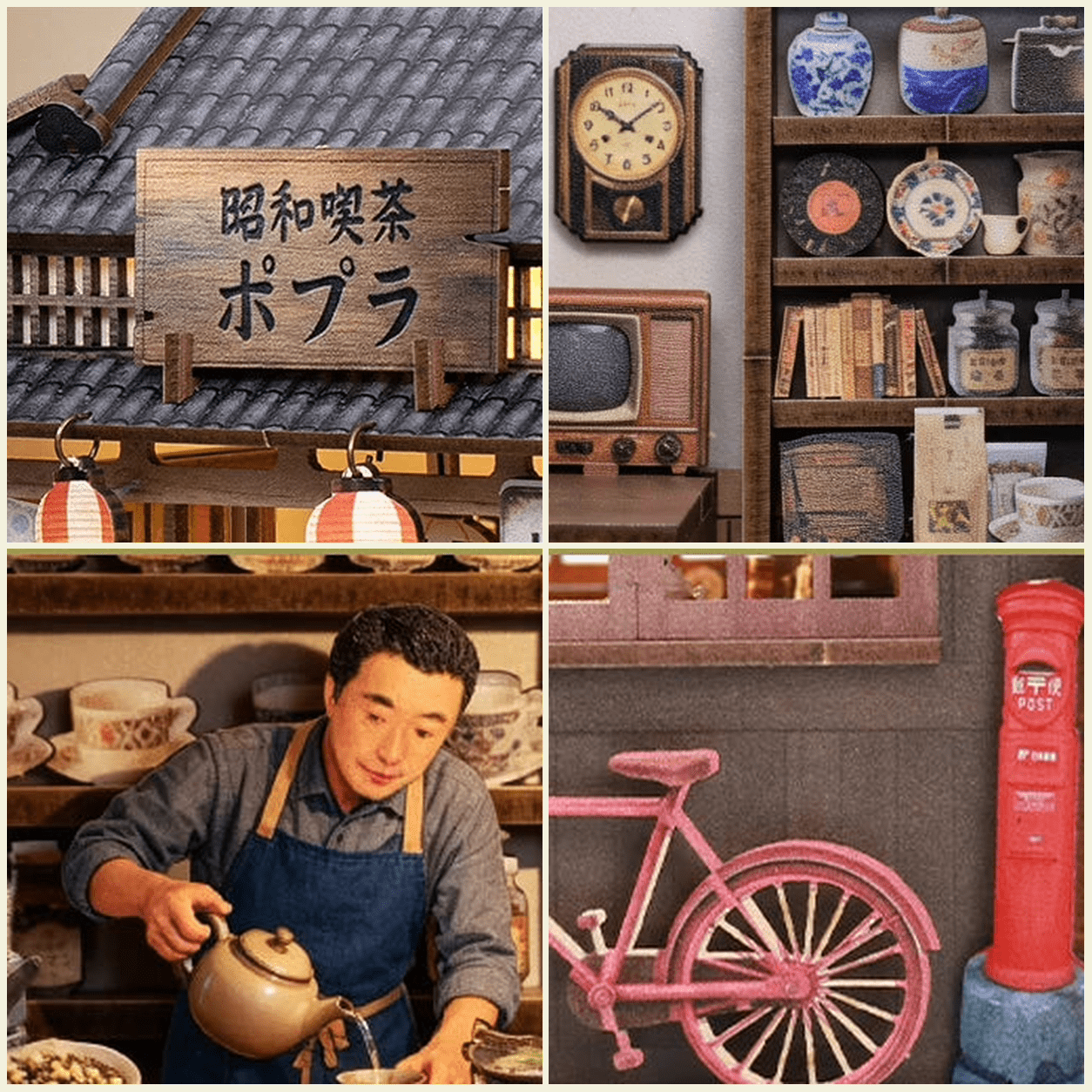 HiNooki - Showa TeahouseDIY Miniature House