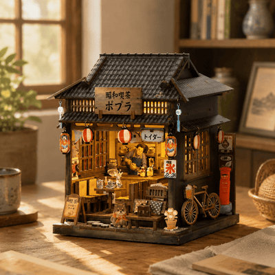 HiNooki - Showa TeahouseDIY Miniature House