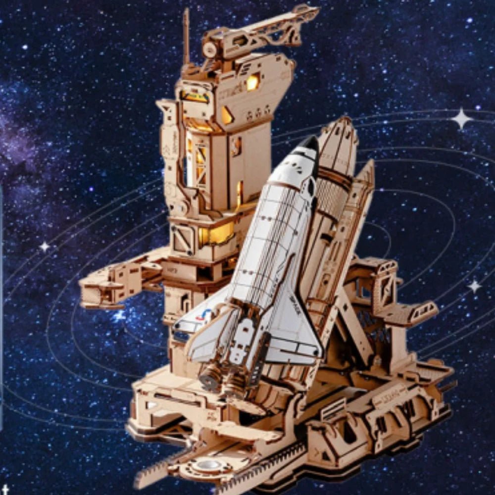 HiNooki - Space Shuttle3D Wooden Puzzles