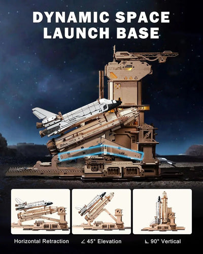 HiNooki - Space Shuttle3D Wooden Puzzles