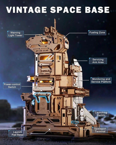 HiNooki - Space Shuttle3D Wooden Puzzles