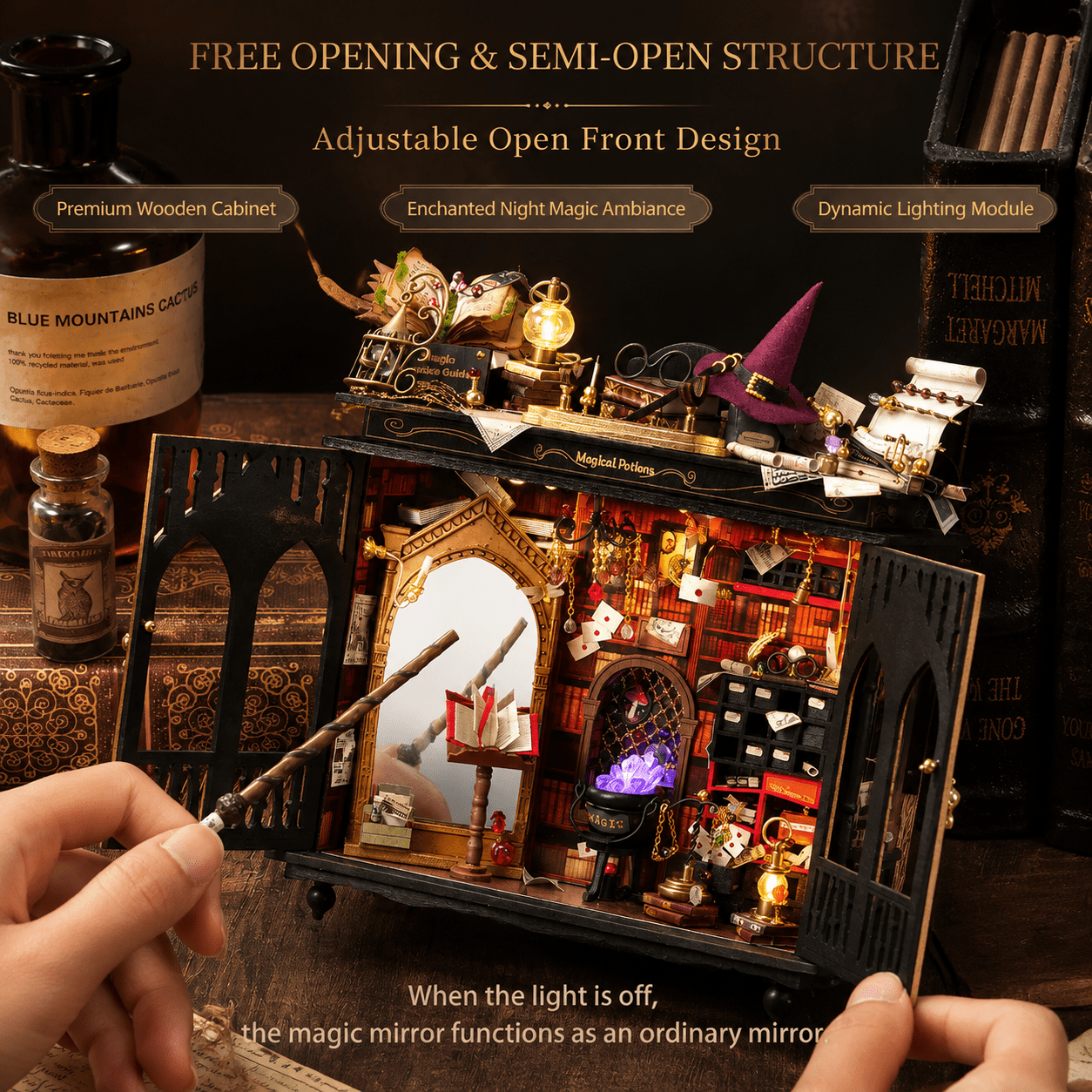 HiNooki - Starspell Cabinet3D Wooden Puzzles