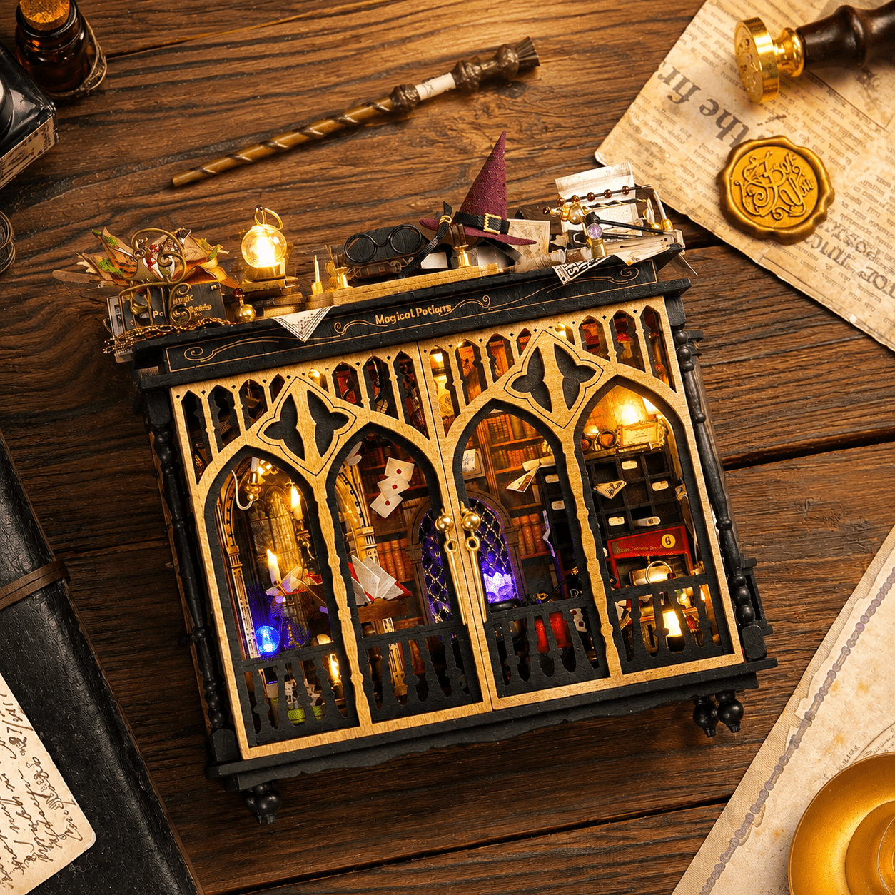 HiNooki - Starspell Cabinet3D Wooden Puzzles