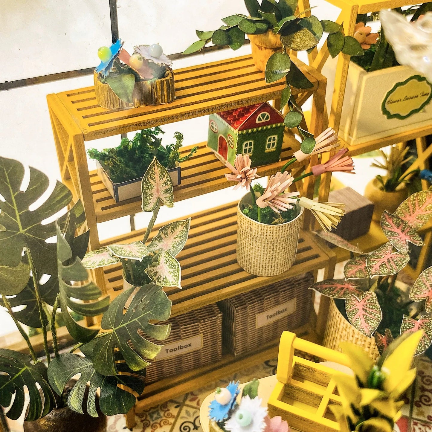 HiNooki - Sunshine Flower HouseDIY Miniature House