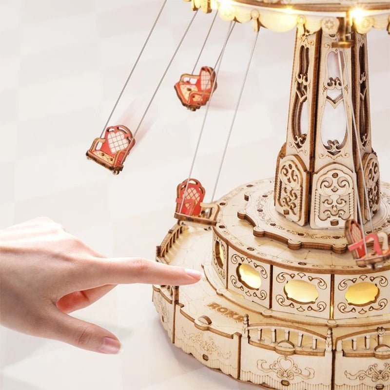 HiNooki - Swing Ride3D Wooden Puzzles