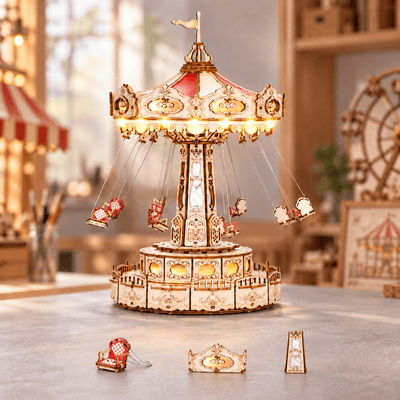 HiNooki - Swing RideDIY Mechanical Model Kit
