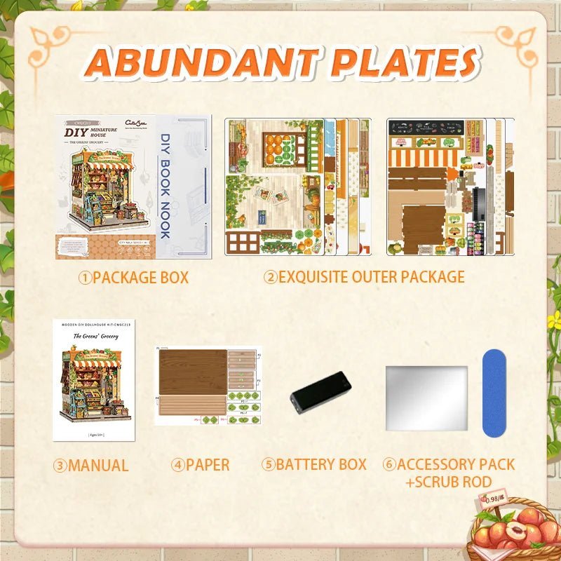 HiNooki - The Green's GroceryBook Nook