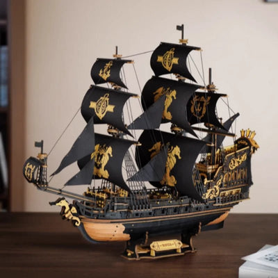 HiNooki - The Seahorse Barque3D Wooden Puzzles