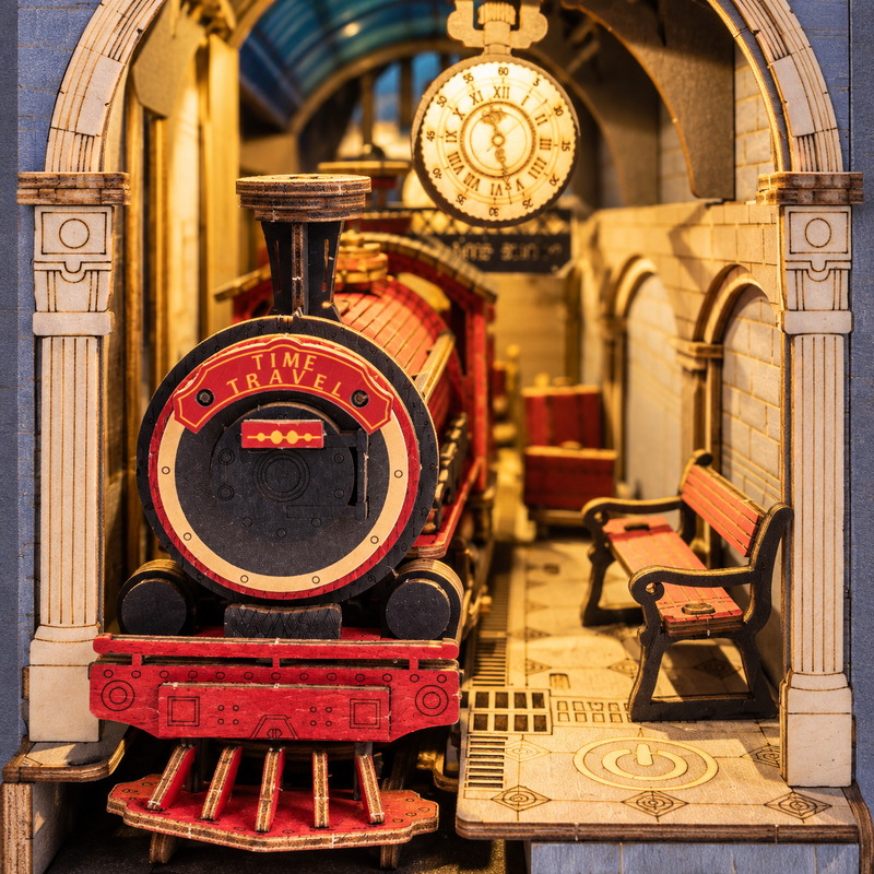 All aboard the little red train