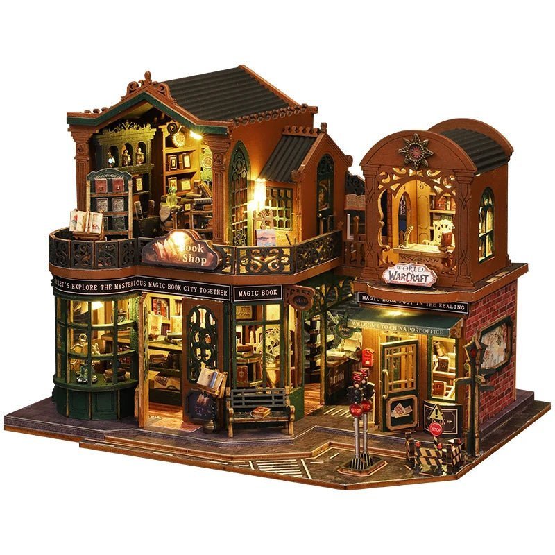 Twilight Bookstore – DIY miniature house kit, HiNooki (image 7)
