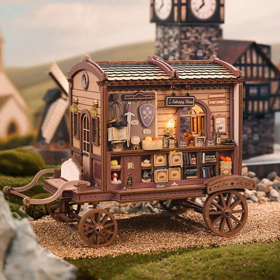 HiNooki - Wandering Wizard’s Wagon3D Wooden Puzzles
