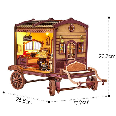 HiNooki - Wandering Wizard’s Wagon3D Wooden Puzzles