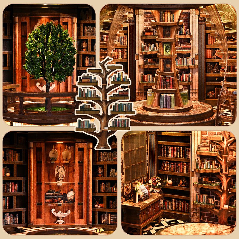 HiNooki - Wisdom Rings LibraryBook Nook