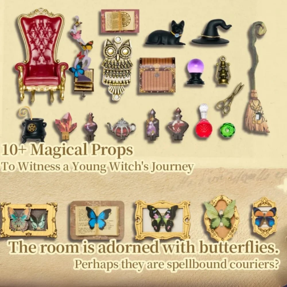 HiNooki - Witch's Fantasy CornerBook Nook